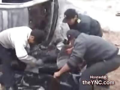 Confused Drivers Burn to Death in a Bizarre Accident