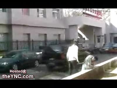 Chinese Man gets Beaten like a Whore by his Transvestite Lover