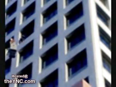 Suicidal Man Jumps to his Death in Front of his would be Rescuers
