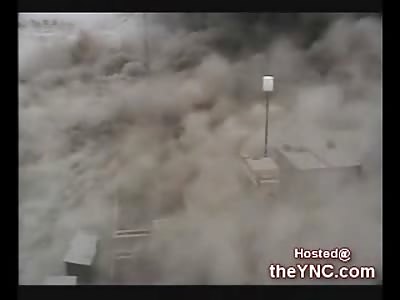 Suicide Bomber uses a Dump Truck Full of 10,000 lbs of Explosives to Kill 13 ING Soldiers