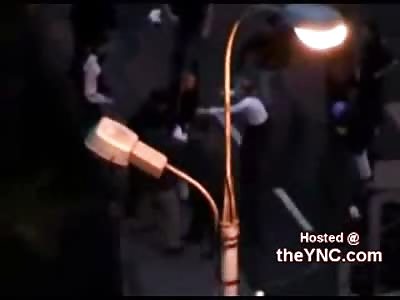 Guy and His Girlfreind Badly Beaten on the Street by a Gang of  Angry Thugs