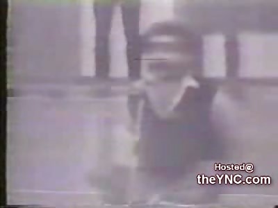 Man Hanged to Death in Front af a Cheering Gymnasium