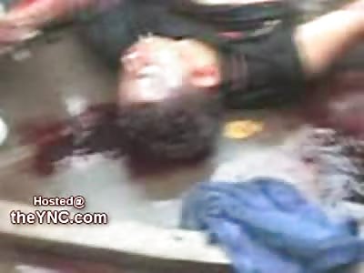 Man beaten to Death lies in Rigor on the Street