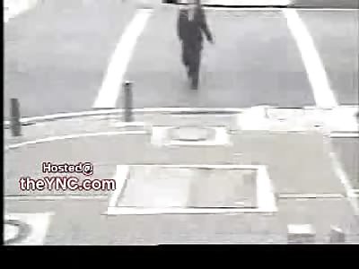 Turning Bus Runs Over Oblivious Schoolgirl Listening to her IPod