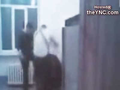 Brutal Beating by Ukraine militia on the Noobs