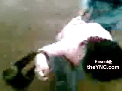 Girl Gets Her Thong Ripped off During Class