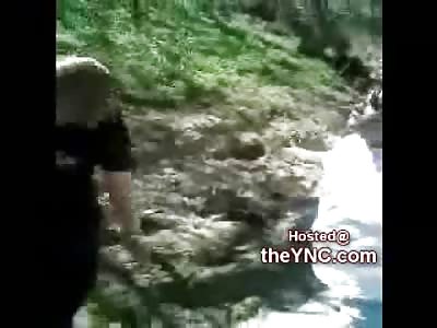 Fat Girl Starts Fight with Quick Right Hand on Big Blonde Girl