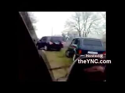 In Russia When They Road Rage During Weddings They Break out Weapons and Ram their Cars into One Another