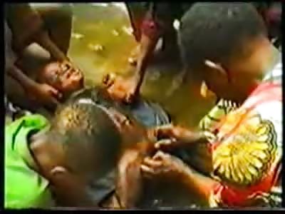 Graphic Practice of Female Genital Mutiliation (Video is Graphic 18 + Only Not Intended for Entertainment For Informative Purposes Only)