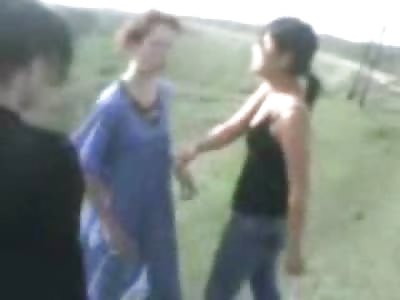 Skinny Girl is Stripped and Forced to Crawl on her Knees