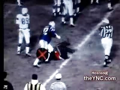 How they Dealt with Drunk Crazy Fans BEFORE they had  Tasers and Fat Cops