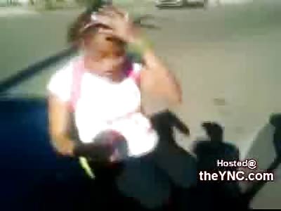 Tough Guy Slaps his Young Girlfriend and then Gets in her Face