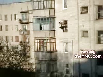 Its all Fun and Games until you Break Your Neck (Drunk Russian)