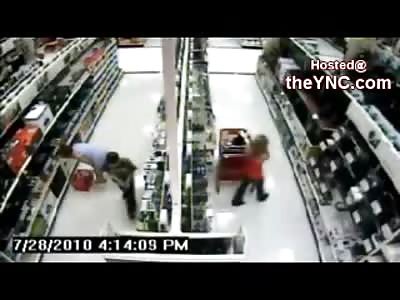 Young Pervert takes Upskirt Shots of Grocery Shopping Mom in Store.....(Watch Full Video)