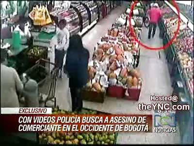 Man Executed Point Blank in the Produce Department...by a Guy in a Pink Shirt