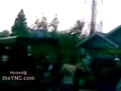 Spectacular Suicide off the Top of a Mobile Tower (Southeast Asia FULL VIDEO) 