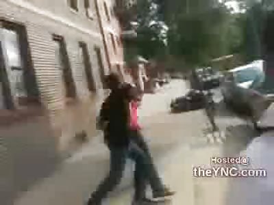 Ya All Broke my Crutches! 1 Kid Beaten with Crutches and Jumped by 4 Thugs