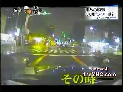 First Person View of Pedestrian Getting Smashed in China