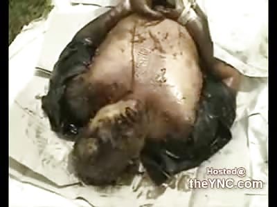 Man Tied and Shot to Death is a Home for a Massive Maggot Colony (Wife on Scene)