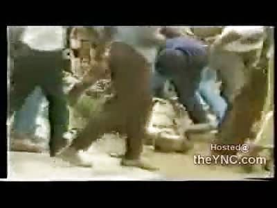 Short Video of Man Brutally Stabbed to Death in South Africa