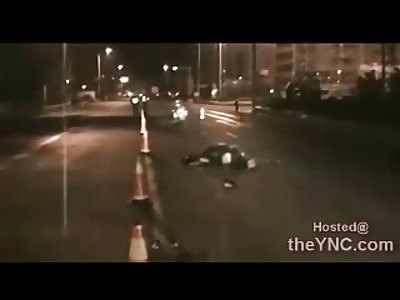 Sad: Man Cries over his Girl's Body after Accident