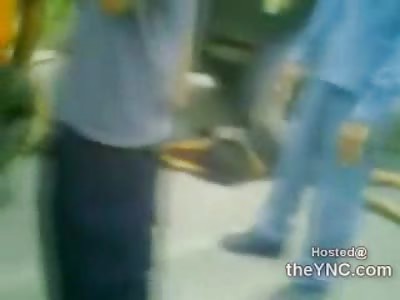 Tragedy: Young Man Rolled Over by Cement Truck (Cell Phone Footage, Indonesia)