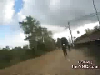 Russian Skinheads Attack Asian Man until he Runs Away down a Train Station