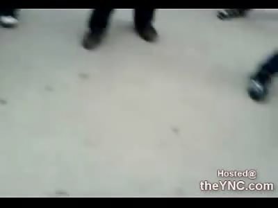 Libya: Protestor Shot in the Face Dying in the Street