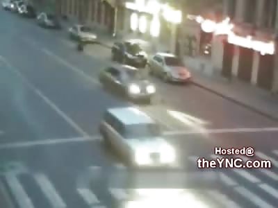 Distraught Girl Suicide by Car in Front of her Friend trying to Help Her (Watch Slow Motion)