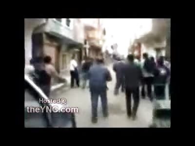 To All Who Called for Revenge against the Police,,, (Police Officer Naked, Shot Up and Paraded down the Street in Libya)