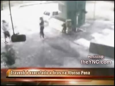 Shemale Executed Point Blank in Brazil