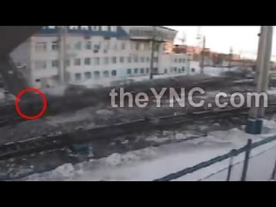 Elderly Female lies on Train Tracks and Kills Herself