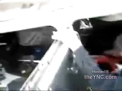 SHOCKING Idiotic on Site Decision: Man with Wood through his Neck has it Sawed Off and Dies after Car Crash