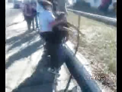 Damn..How Many Times can This Brute Bitch Throw the Other Chick Around Like a Rag Doll