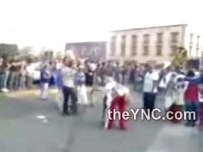 Man Blows his Head off Accidentally at San Pedro Carnival (Watch Slow Motion)