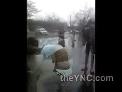 Battle Leads to Clothes Being Ripped Off