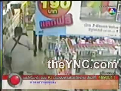 Fat Man Butcher Street Vendor Brutally Stabs Rival Store Owner to Death in her Store