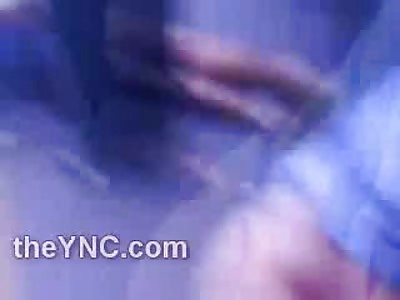 This Female Suicide by Running in front of Large Truck Worked