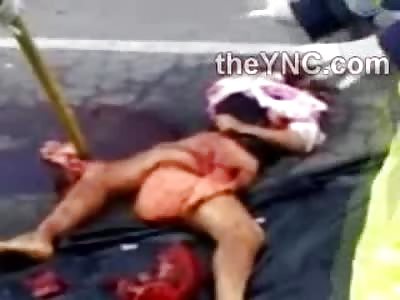 Wow...Female Run Over on the Catwalk just looks Terrible