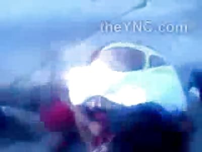 Wild Fight Leaves Weave and Girl laying on the Ground ...Oh and a Nice Titta Shot too