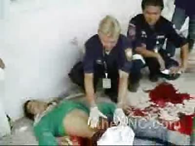 Forensics Examining the After a Construction Worker Falls to His Death