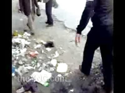 More Carnage:  Man Takes His Last Breath on Libyan Streets 