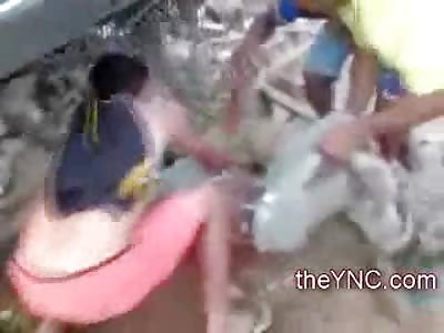 Male pulled from Car Wreck Dies on Camera, Female Dead on Scene