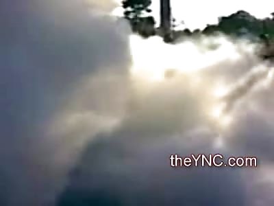 Biker Burned Alive along with his Bike