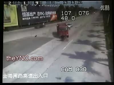 Man eventually Killed by Dump Truck is Still Alive with the Truck on Top of Him as the Driver has no Idea what to Do to Help