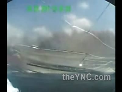 First Person View of Fatal Head on Crash is Unavoidable 