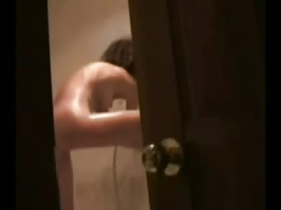 Sick Peeping Tom Films Girl in Bathroom