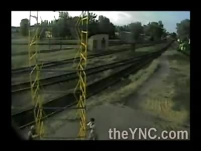 High Voltage Electrocution of Worker Just Asked to Move a Scaffolding ... Moves to Wrong Place