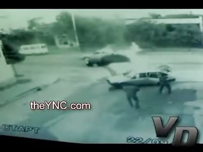 Brutal Ambush on Police Chief and his Guards, they Burn Alive in their Vehicle (Dagestan)