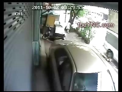 Young Girl Run Over by Pickup Truck Over and Over until Wheels Kick Her out into the Street (Watch Slow Motion)